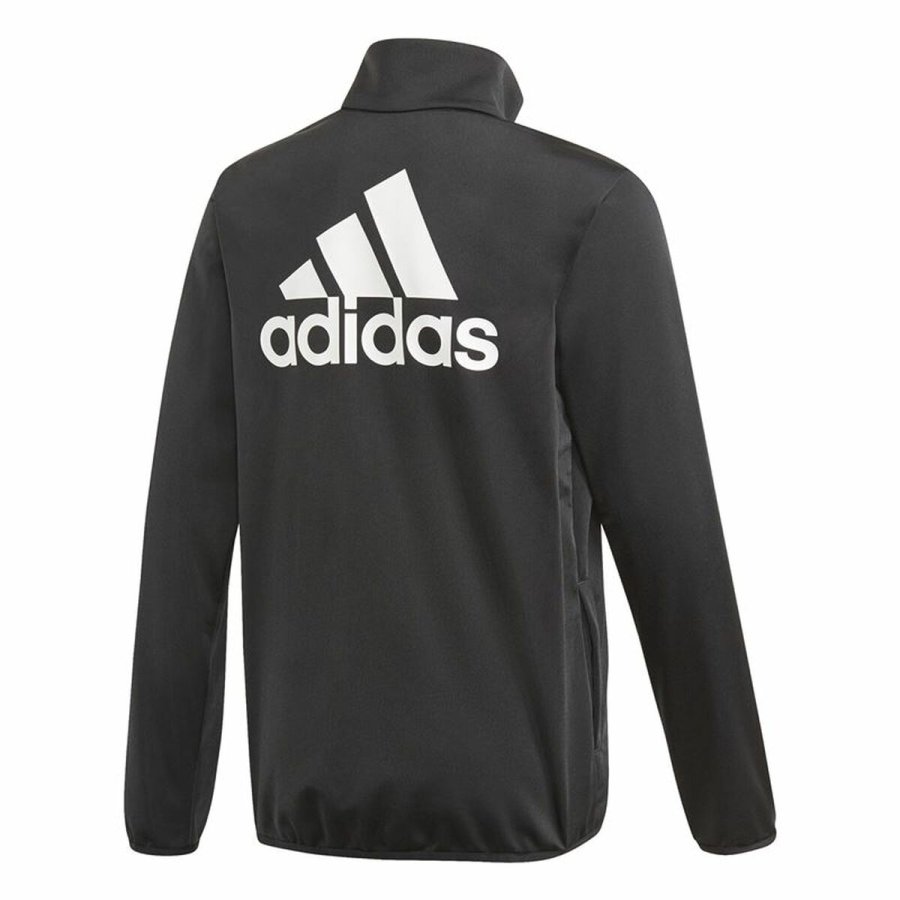 Trningsdragt til brn Adidas Essentials Track Sort #3