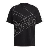 Kortrmet T-shirt til Mnd Adidas Giant Logo Sort #1