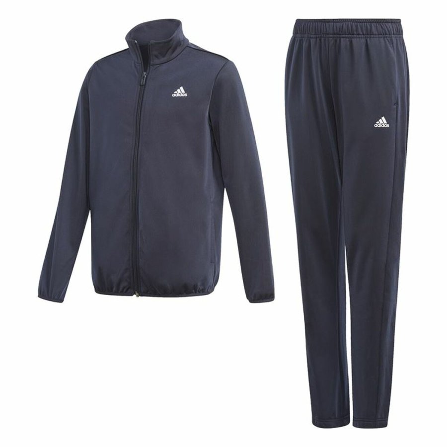 Trningsdragt til brn Adidas Essentials Legend Mrkebl #1