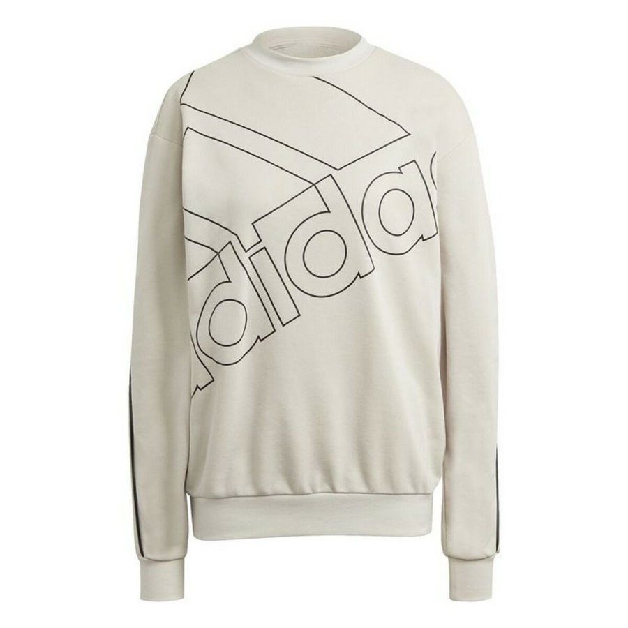 Sweaters uden H�tte til Kvinder Adidas Giant Logo Beige #1
