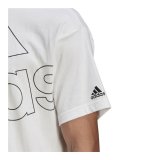 Kort�rmet T-shirt til M�nd Adidas Giant Logo Hvid #7