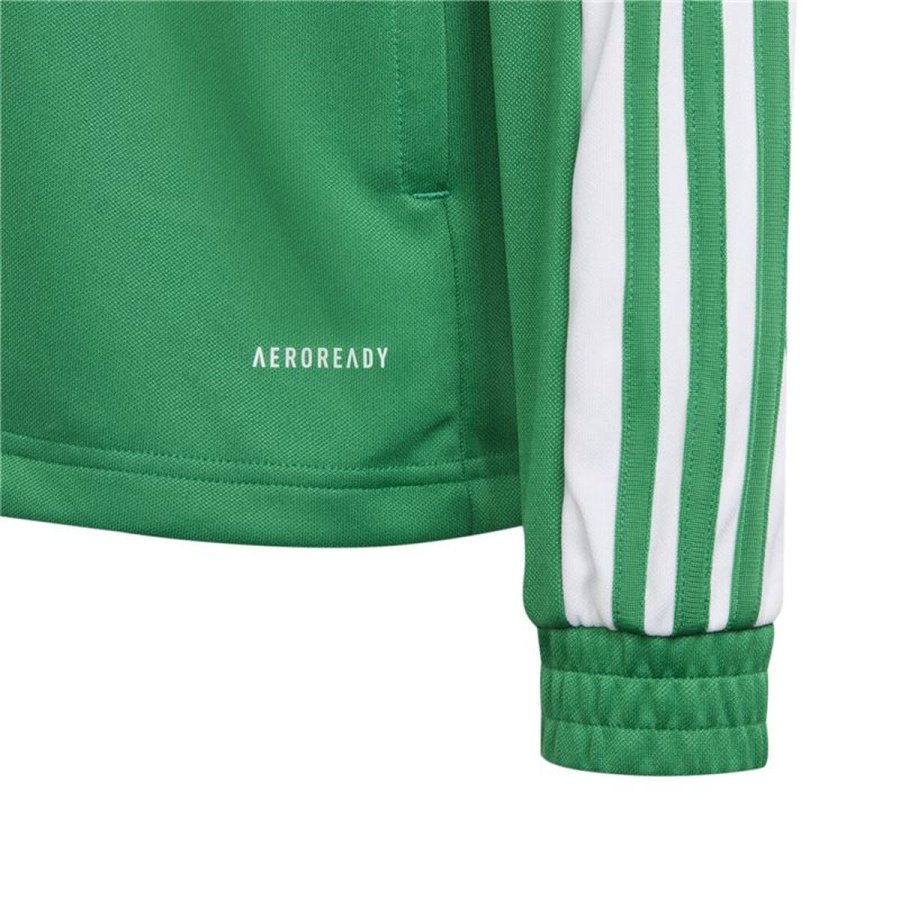 Sportsjakke til b�rn Adidas Sq21 Tr Y Gr�n #5