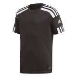 Kort�rmet fodboldtr�je til b�rn Adidas Squad 21 Sort #1