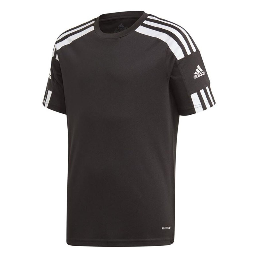 Kort�rmet fodboldtr�je til b�rn Adidas Squad 21 Sort #1