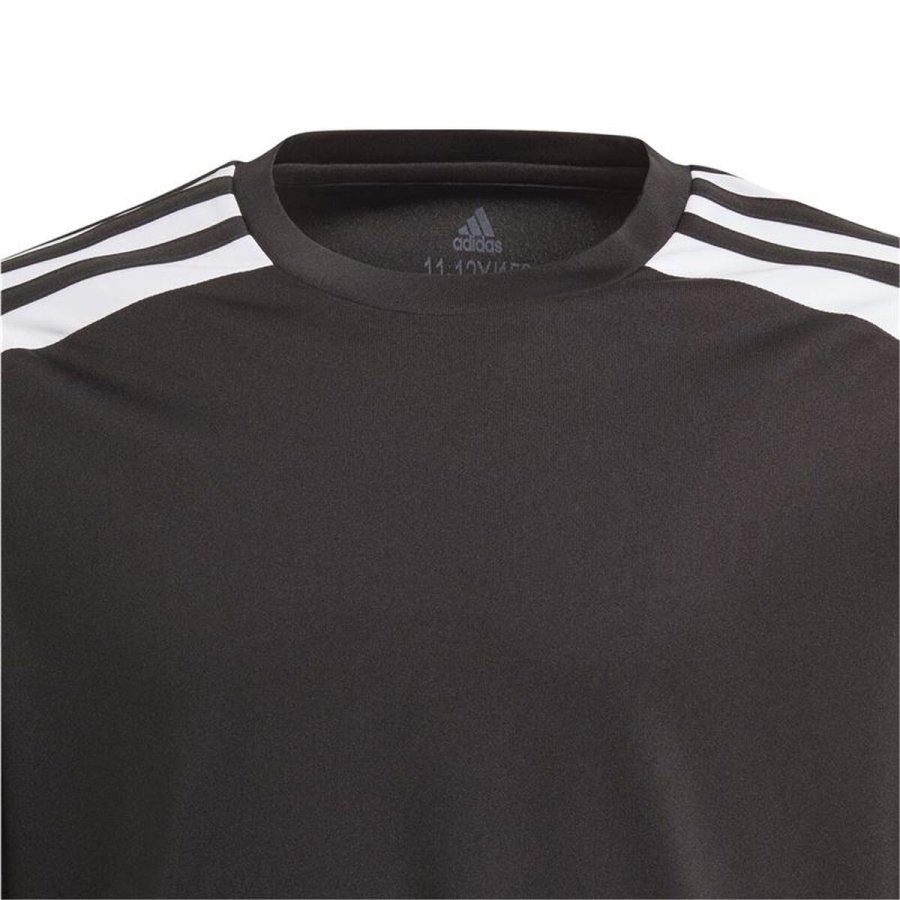 Kort�rmet fodboldtr�je til b�rn Adidas Squad 21 Sort #3