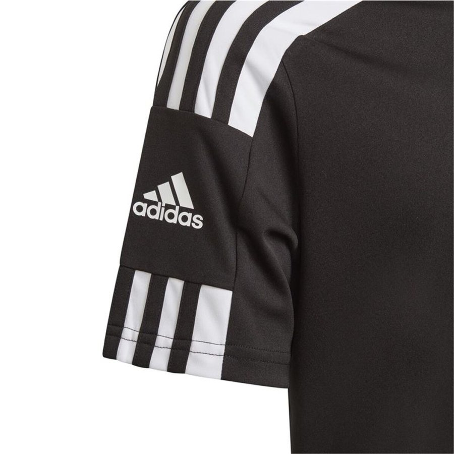 Kort�rmet fodboldtr�je til b�rn Adidas Squad 21 Sort #4