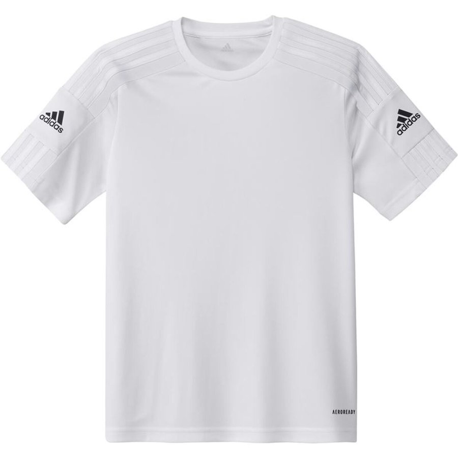 Kort�rmet fodboldtr�je til b�rn Adidas Squad 21 Y Hvid #1