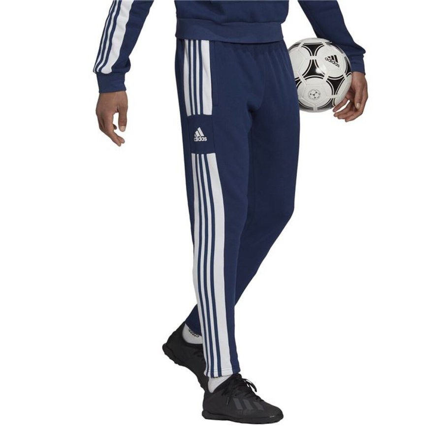 Tr�ningsbukser til fodbold til voksne Adidas Sq21 Marinebl� M�nd #4