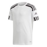 Kort�rmet fodboldtr�je til b�rn Adidas Squad 21 Hvid #1