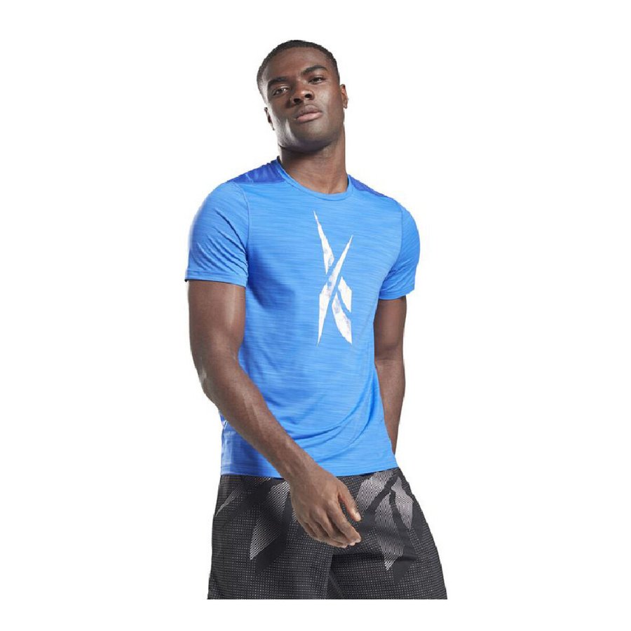 Kortrmet T-shirt til Mnd Reebok Workout Ready Activchill Bl #6