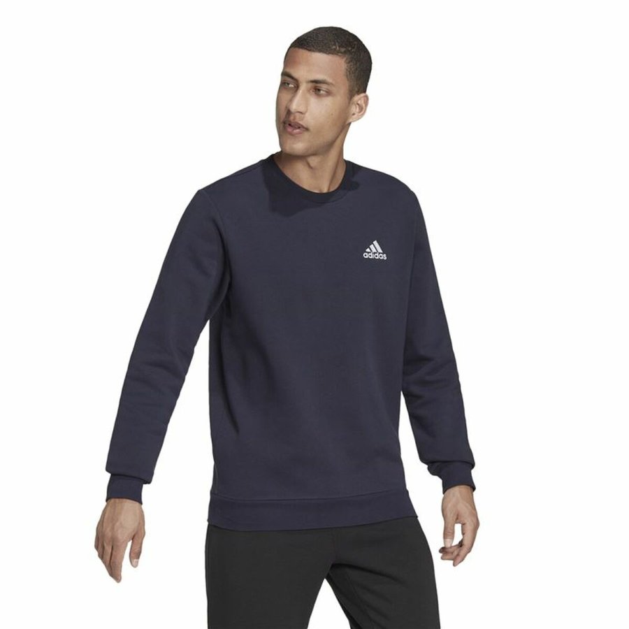 Sweaters uden H�tte til M�nd Adidas Feelcozy Sort #2