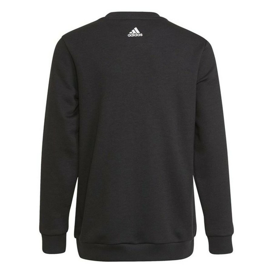 Sweatshirt til B�rn Adidas Essentials Logo K Sort #2