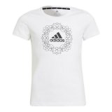 B�rne Kort�rmet T-shirt Adidas Graphic Hvid #1