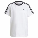 Kortrmet T-shirt til Mnd Adidas Hvid #2