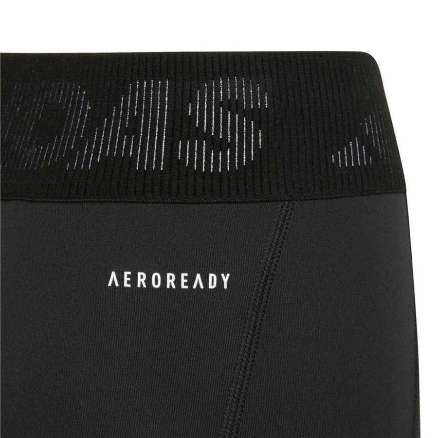 Sport leggins til b�rn Adidas Techfit Aeroready Sort #3
