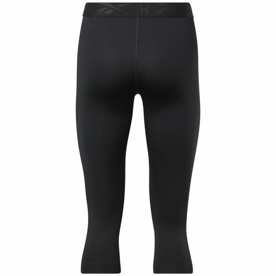 Sport leggins til kvinder Reebok Capri Night Sort #7