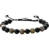 Armbnd til mnd Diesel BEADS Rustfrit stl #1