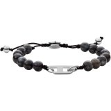 Armbnd til mnd Diesel BEADS Rustfrit stl #1
