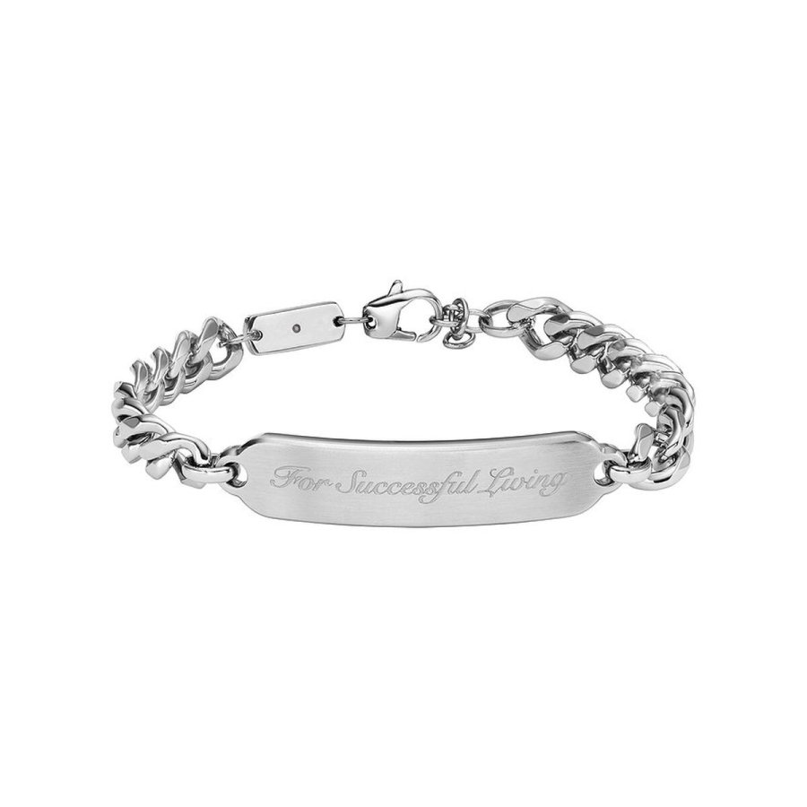 Armbnd til mnd Diesel DX1405040 Slvfarvet #1