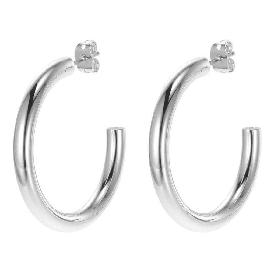 reringe til kvinder Michael Kors SMALL HOOP Rustfrit stl Slvfarvet #1