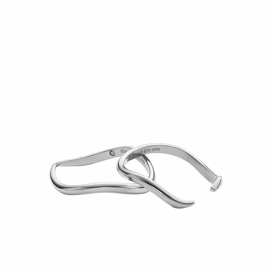 Ring til kvinder Skagen SKJ1794040.13 Slvfarvet 2 enheder #2