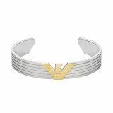 Armbnd til mnd Emporio Armani EGS3074040 Rustfrit stl Slvfarvet #1