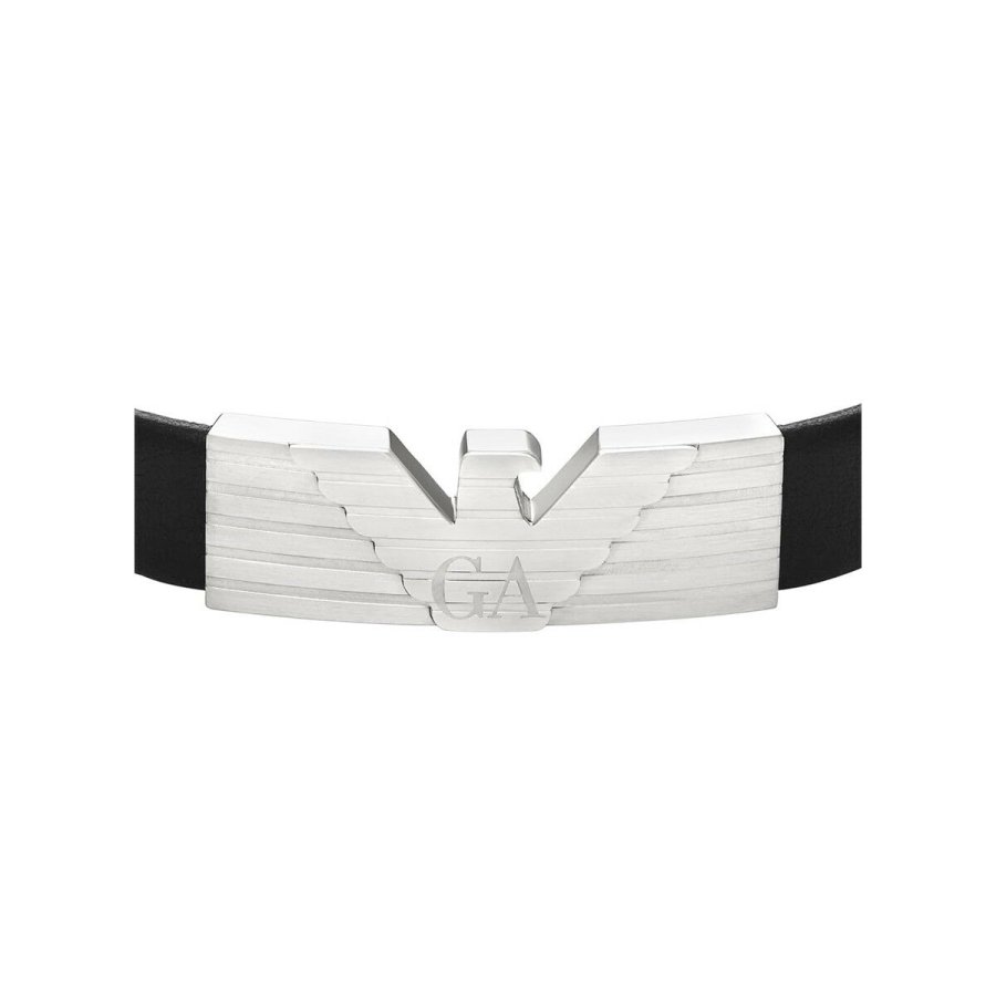 Armbnd til mnd Emporio Armani EGS3075040 Sort #2