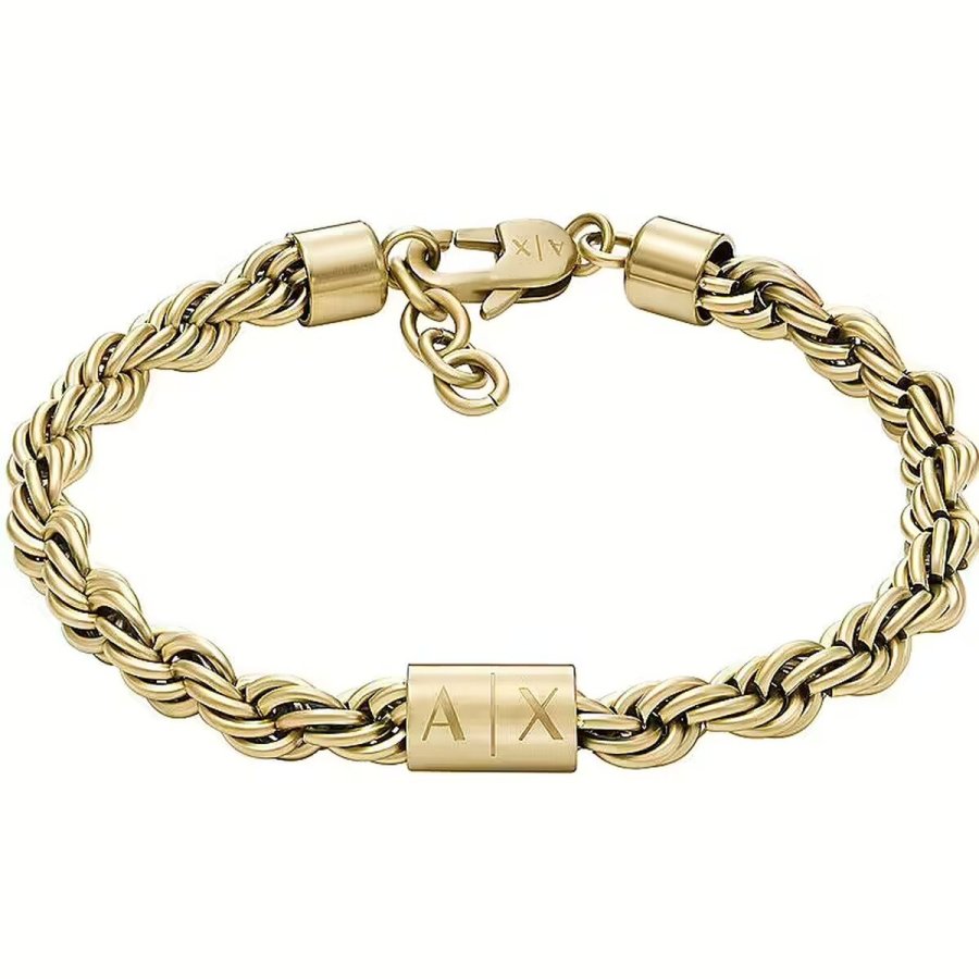 Armbnd til mnd Armani Exchange AXG0124710 Rustfrit stl #1