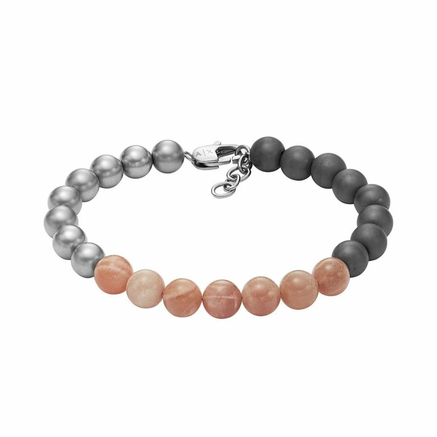 Armbnd til mnd Armani Exchange AXG0128040 Rustfrit stl #1