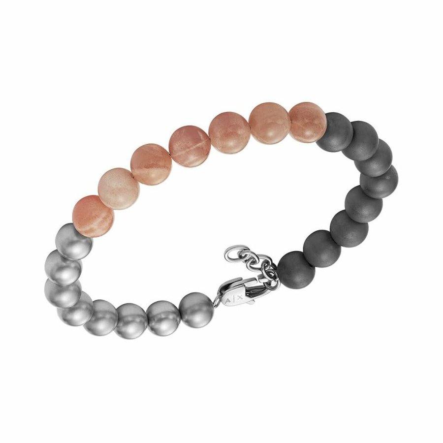 Armbnd til mnd Armani Exchange AXG0128040 Rustfrit stl #3