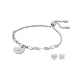 St med armbnd og reringe Michael Kors OUTLET SPECIAL PACK BRACELET + EARRINGS Slvfarvet #1