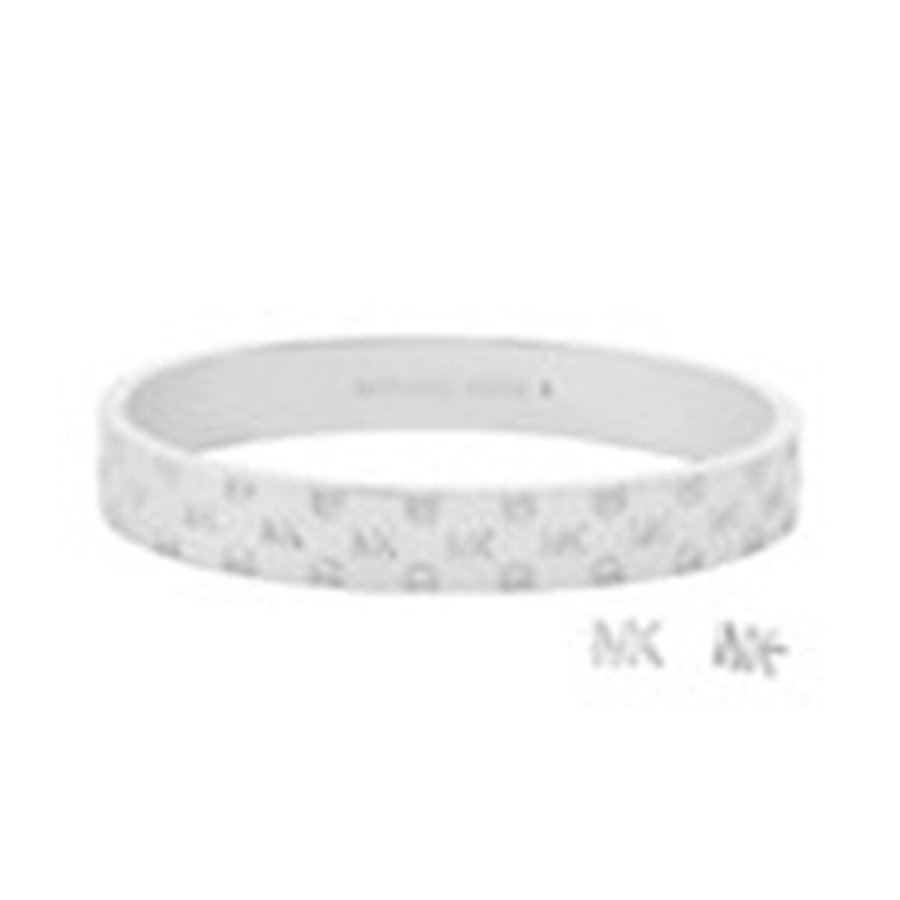 St med armbnd og reringe Michael Kors LOGO SPECIAL PACK + EARRINGS Slvfarvet #1