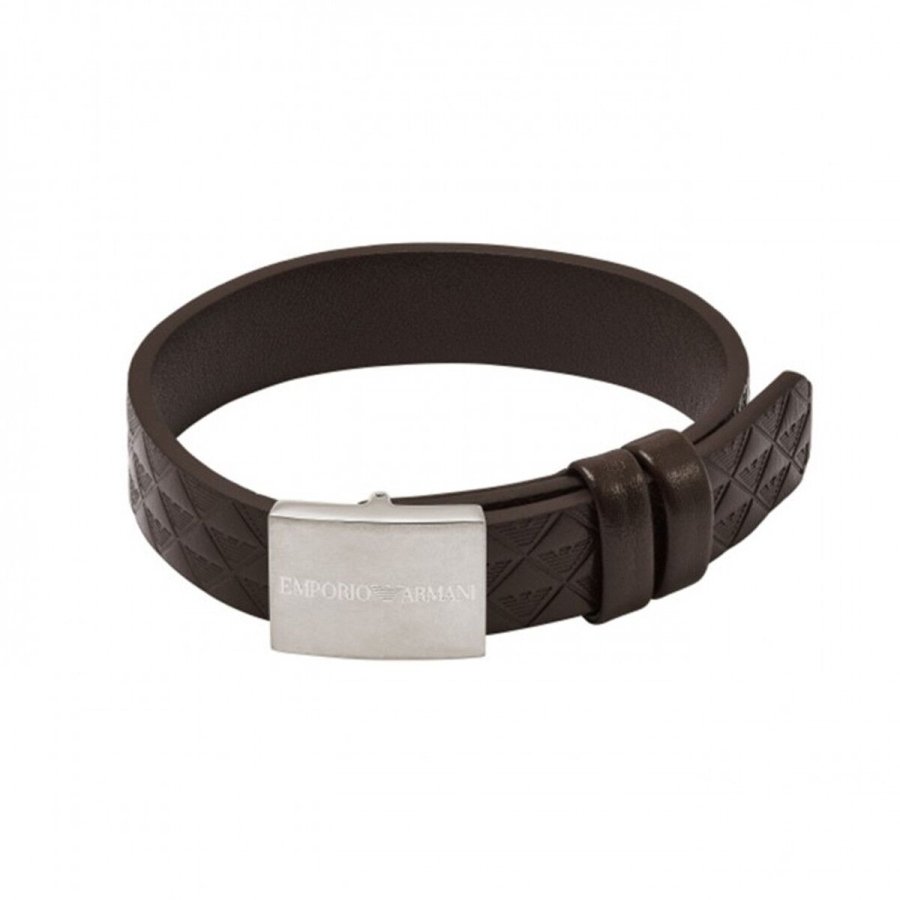 Armbnd til mnd Emporio Armani EGS3135040 Brun #1
