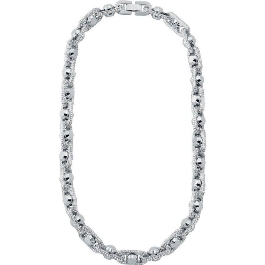 Halskde til kvinder Michael Kors ASTOR LINK Slvfarvet #1