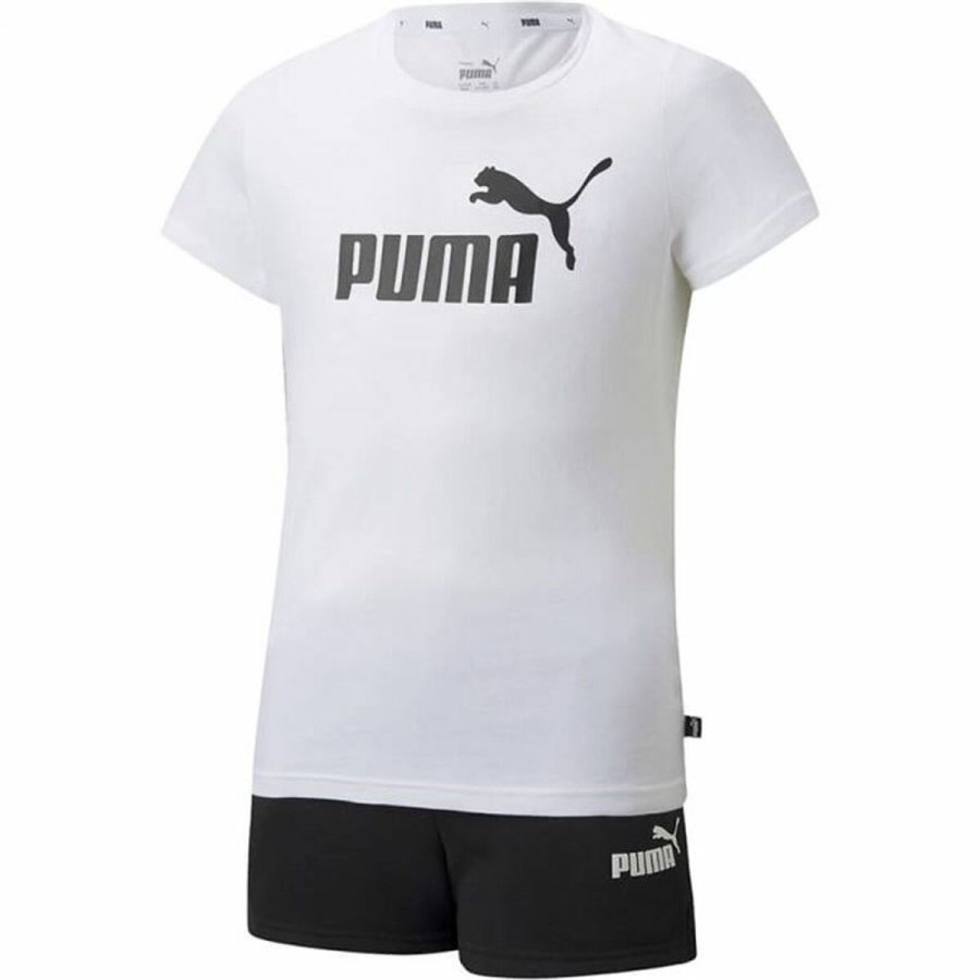 Trningsdragt til brn Puma Logo S Se 2 Dele #1