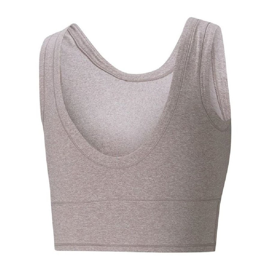 Sports Top til damer Puma Studio Yogini Luxe Crop Tank Violet #2