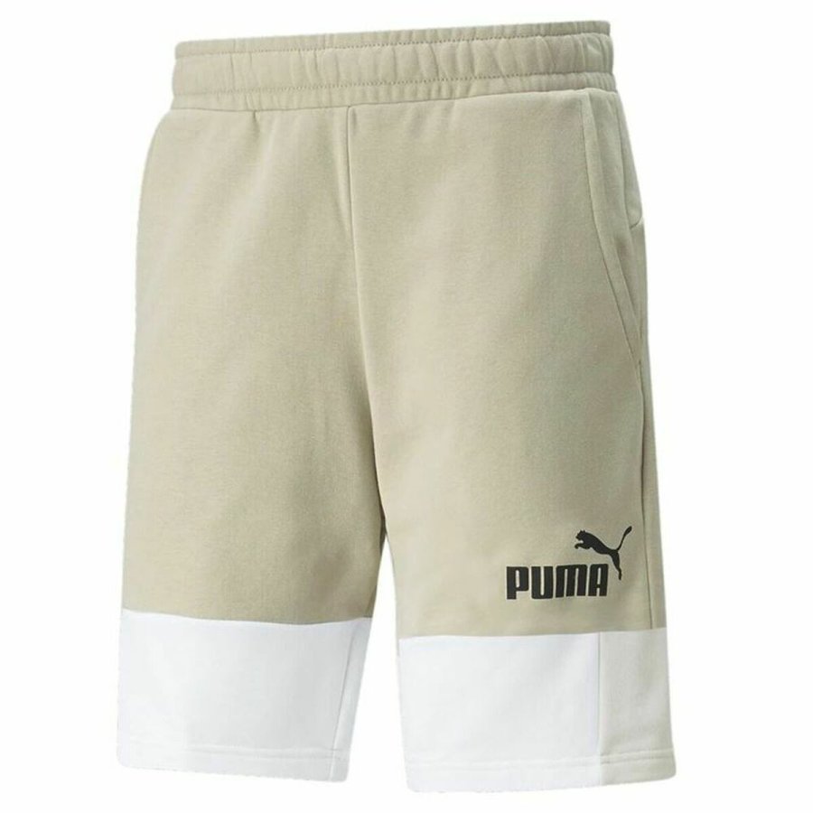 Sport shorts til mnd Puma Essential+ Block Beige #1