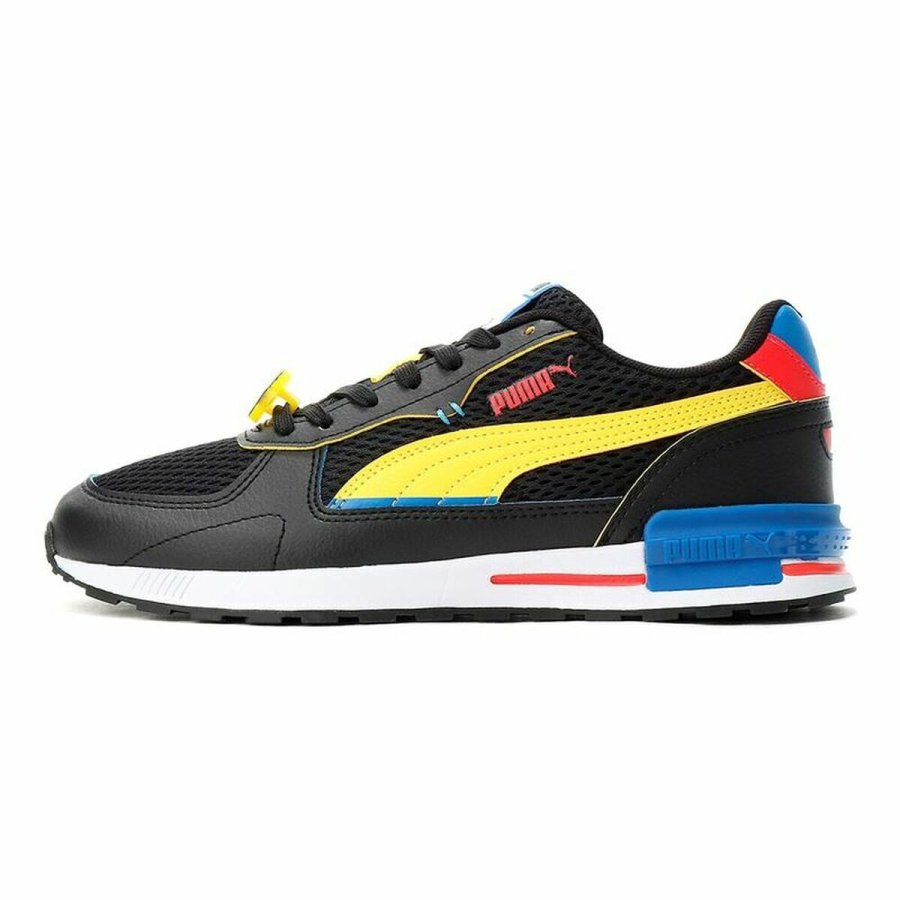 Sportssko til brn Puma Graviton SMILEYWORLD Jr Sort #1