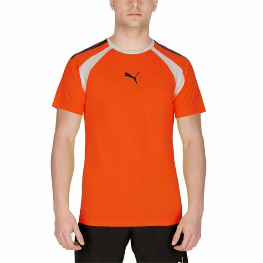 Kortrmet T-shirt til Mnd Puma TeamLIGA Orange Mnd #4
