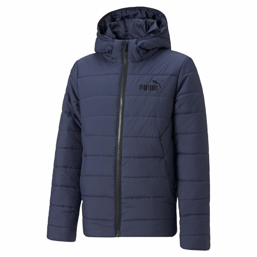 Sportsjakke til brn Puma Essodeddded Mrkebl #4