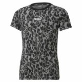 B�rne Kort�rmet T-shirt Puma Alpha AOP Sort #1