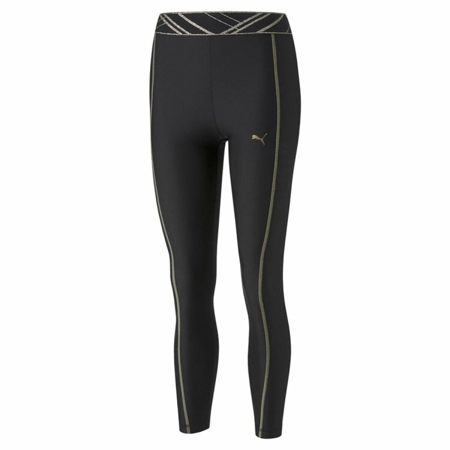 Sport leggins til kvinder Puma Deco Glam Sort #1
