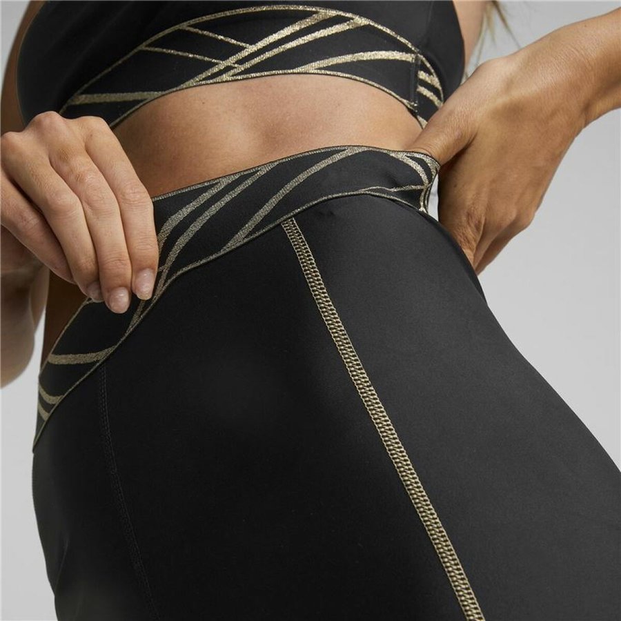 Sport leggins til kvinder Puma Deco Glam Sort #5