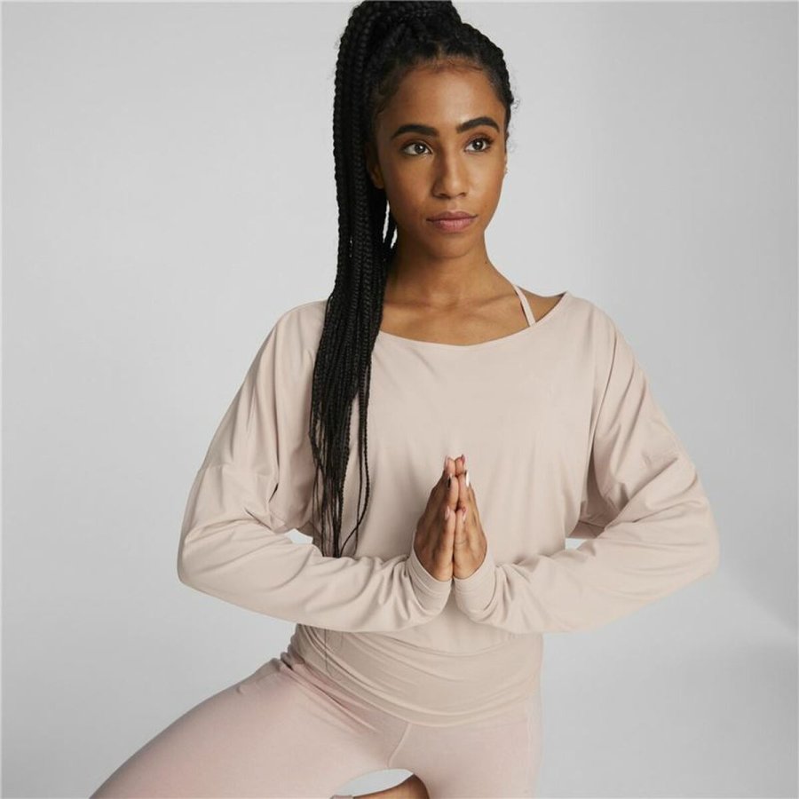 Sweaters uden Htte til Kvinder Puma Studio Yogini Lite Laksefarvet #3