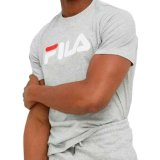 Kort�rmet T-shirt til M�nd Fila Bellano FAU0067 80000  Gr� #1