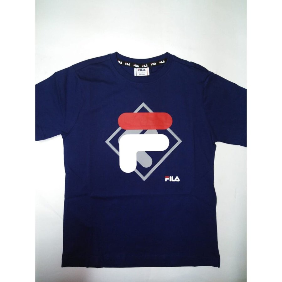 B�rne Kort�rmet T-shirt Fila FAT0340 50001 Marinebl� #2