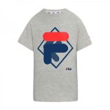 B�rne Kort�rmet T-shirt Fila FAT0340 80000  Gr� #1