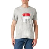 Kort�rmet T-shirt til M�nd Fila FAM0447 80000 Gr� #1