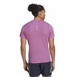 Kort�rmet T-shirt til M�nd Adidas Adizero Speed M�rk pink #6