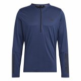 Langrmet T-shirt til Mnd Adidas Training 1/4-Zip Mrkebl #3